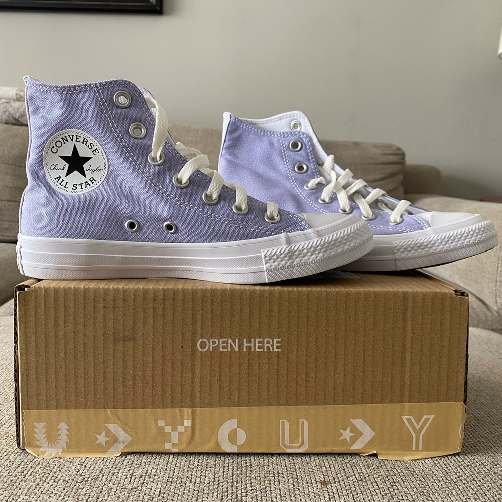 Converse All Star High Tops - Lavender